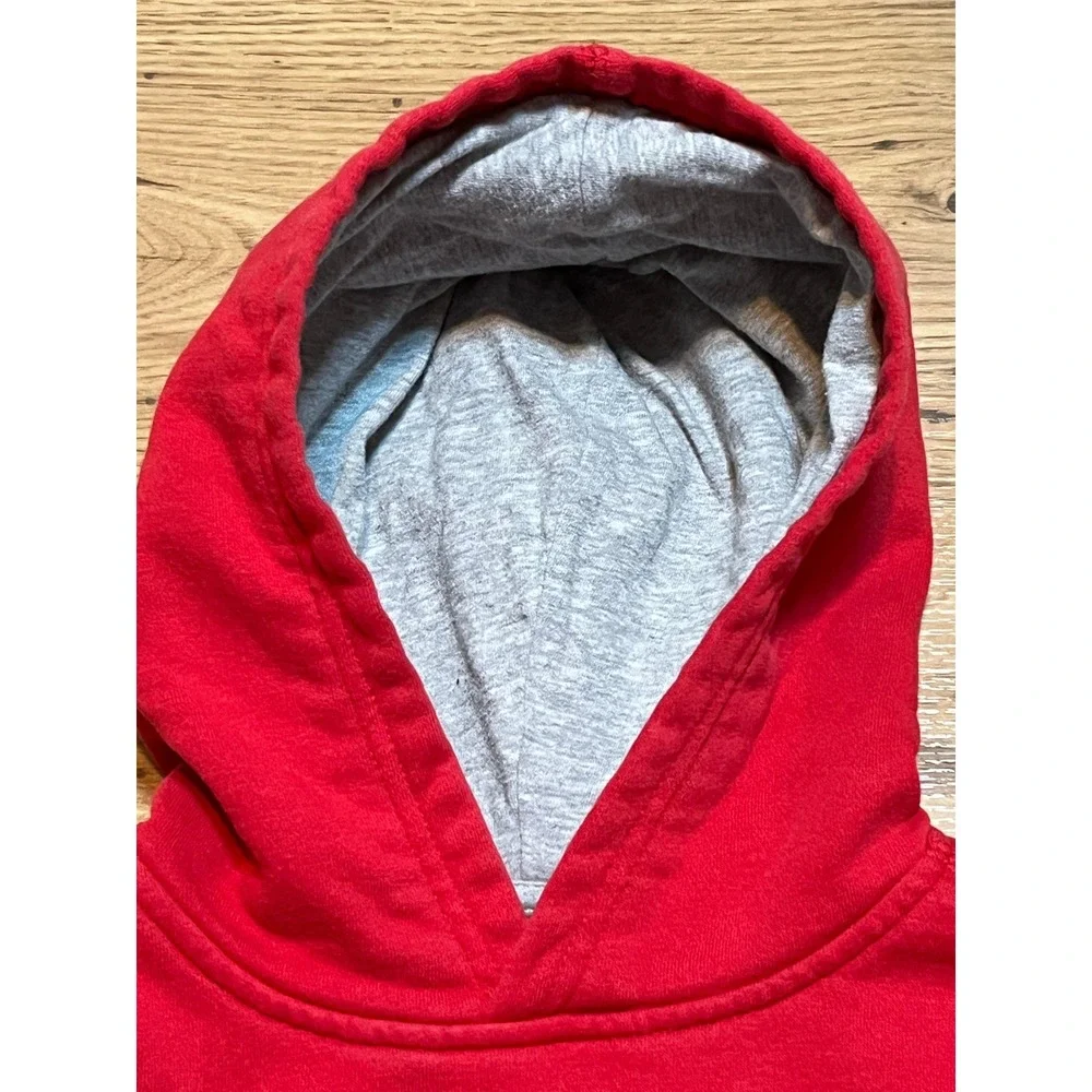 Gap Hoodie Toddler 5T Red Logo Pullover Fleece Sweatshirt Long Sleeve Classic